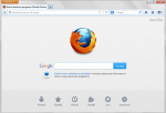 Mozilla Firefox zaraz po zainstalowaniu.